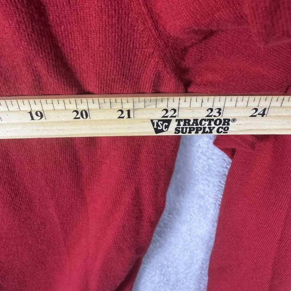 Nautica Sweater Mens 2XL‎ Red V Neck Pullover Luxury Performance Cotton Modal